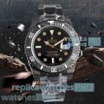 Swiss Made Rolex BLAKEN Submariner Date 3135 Watch Matte Carbon Bezel